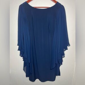 White House Black Market‎ Navy Blue Dress size 4